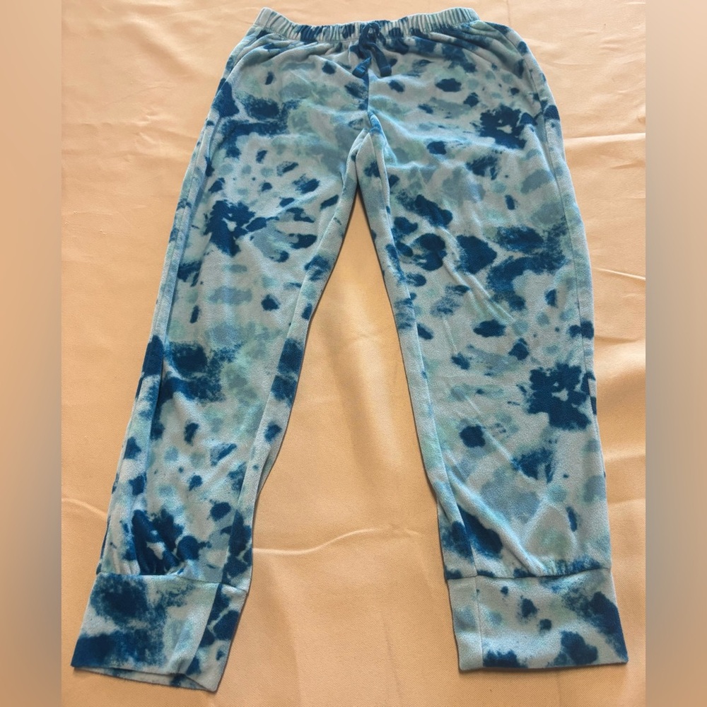 Wonder‎ Nation Blue Tie-Dye Sweatpants Pajamas